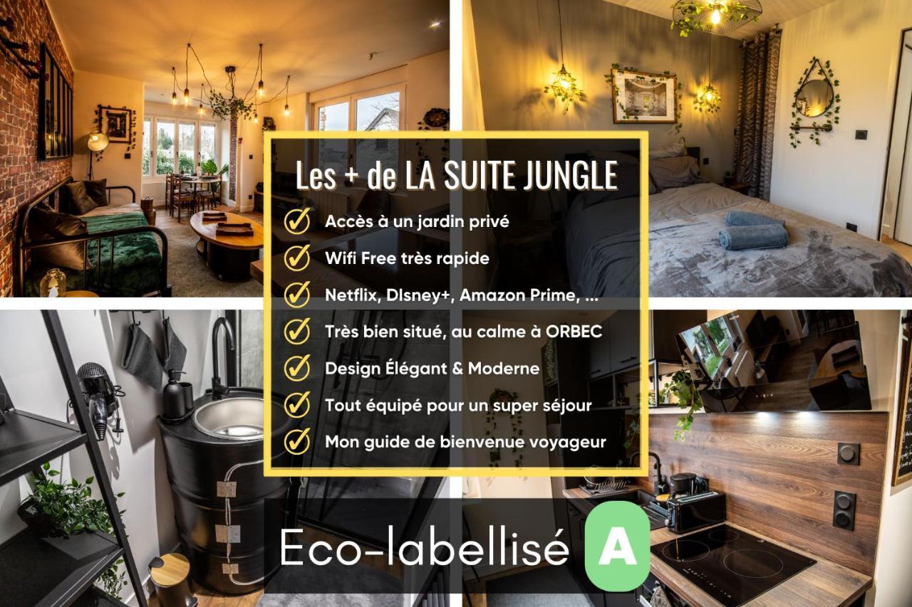 Suite Indus - Jardin, Netflix Et Parking - Le Manoir Aux Pommes Orbec Eksteriør billede